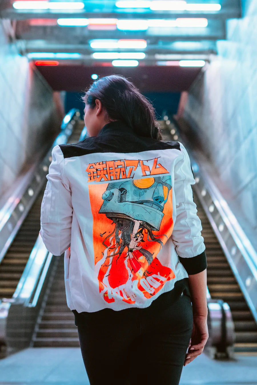 (Goods - Apparel) Bibisama Bomber Jacket Astroboy White