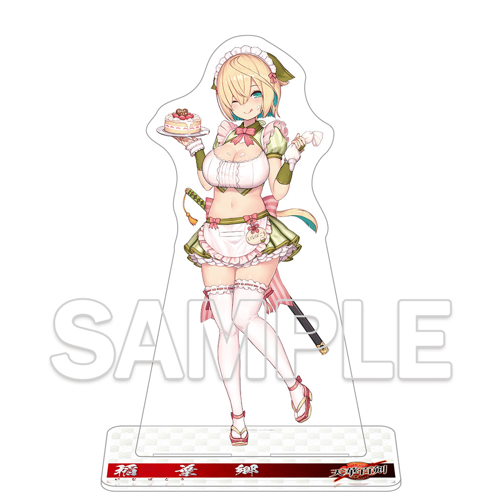 (Goods - Acrylic Standl) [10th Anniversary Re-release Edition] Tenka Hyakken G’s Magazine 30th Anniversary Commemorative Ultra Big Acrylic Figure - Inaba Gou Maid Ver.
