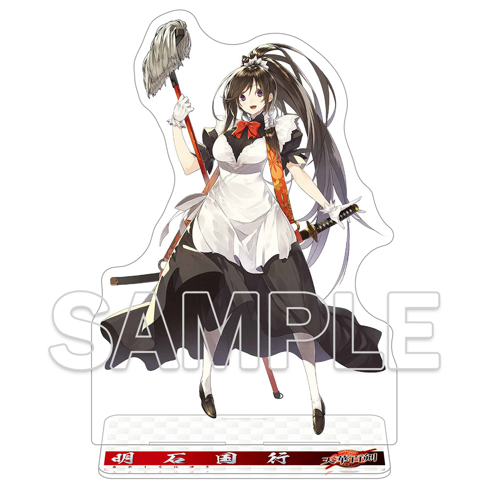 (Goods - Acrylic Standl) [10th Anniversary Re-release Edition] Tenka Hyakken G’s Magazine 30th Anniversary Commemorative Ultra Big Acrylic Figure - Akashi Kuniyuki Maid Ver.