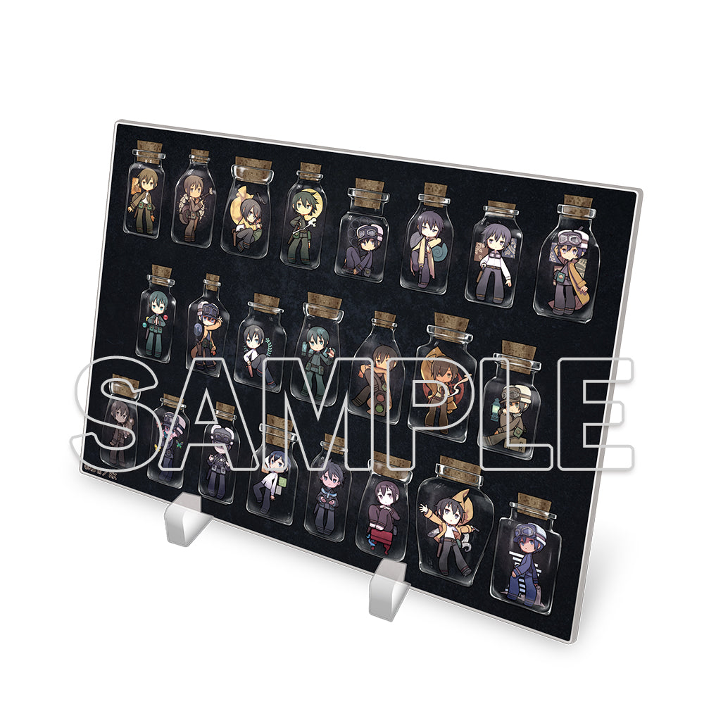 (Goods - Acrylic Stand) Kino's Journey -the Beautiful World- 25th Anniversary Acrylic Illustration Plate - B - Cover Illustrations
