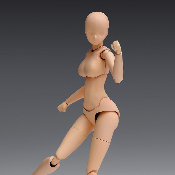 [Original] Movable Body Deluxe Female Light Brown – Art Figure
