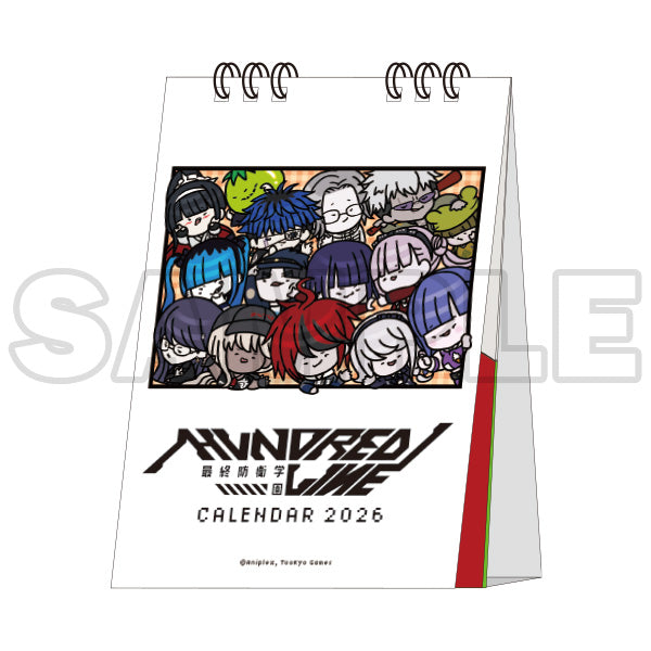 (Goods - Stationaries) //Preorder// Hundred Line -Last Defense Academy- 2026 Calendar