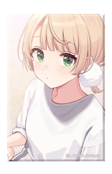 [Ui Shigure] Square Button Badge 1. animate Book Fair Exclusive