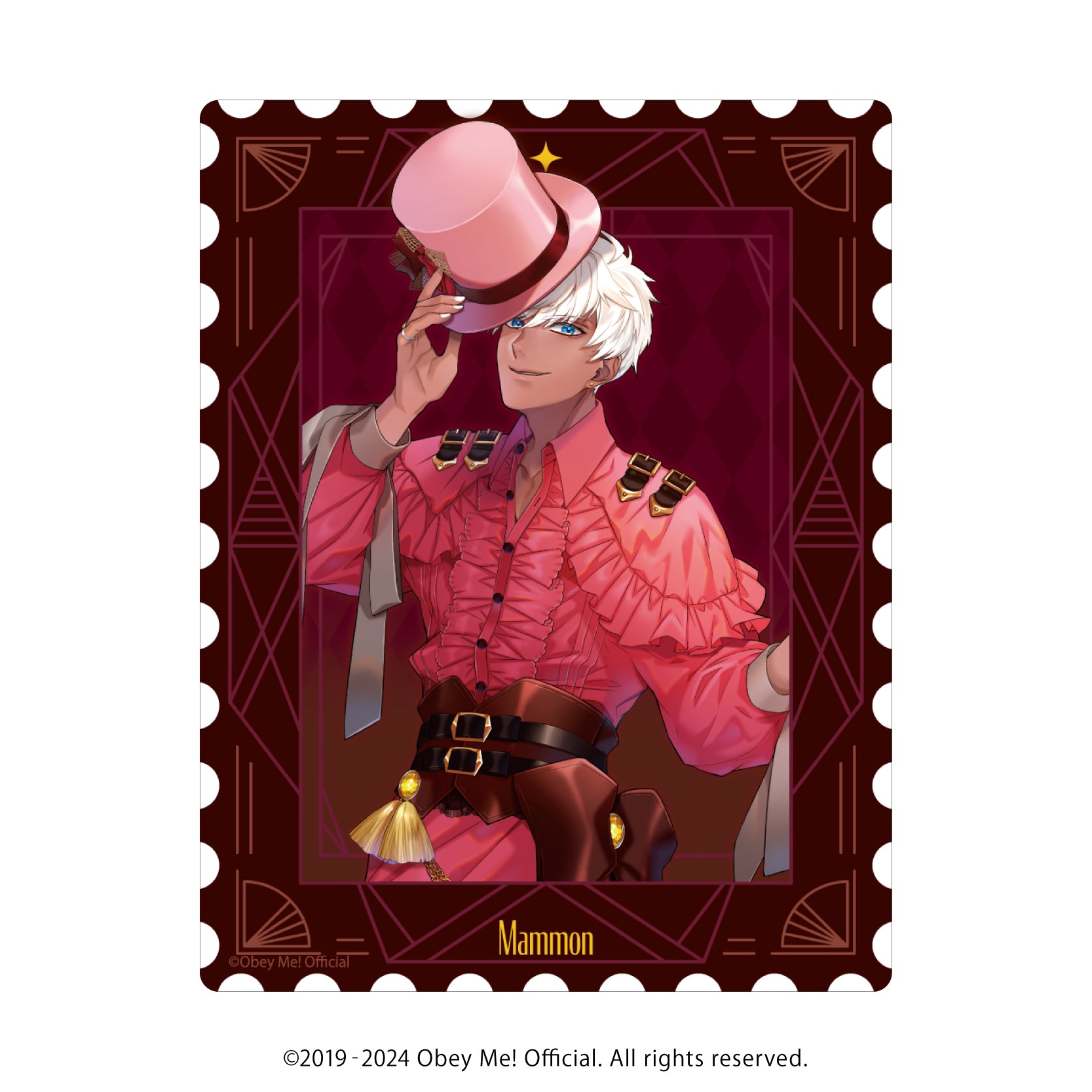 [Obey Me!] Acrylic Card 02 - Valentine Ver. (feat. Exclusive Art) (Blind Box -Single)