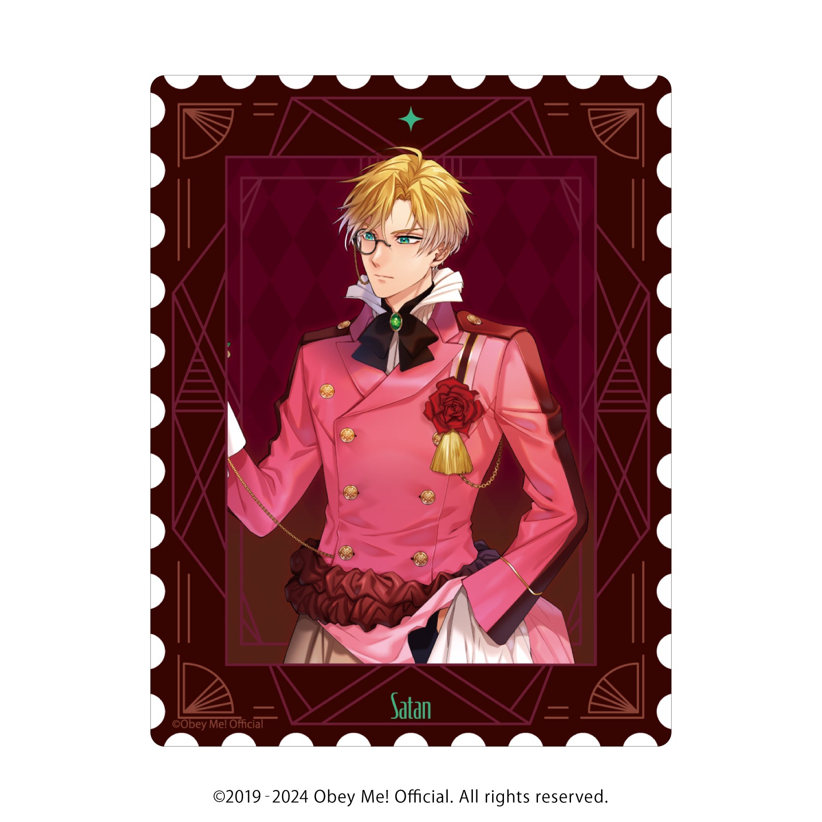 [Obey Me!] Acrylic Card 02 - Valentine Ver. (feat. Exclusive Art) (Blind Box -Single)