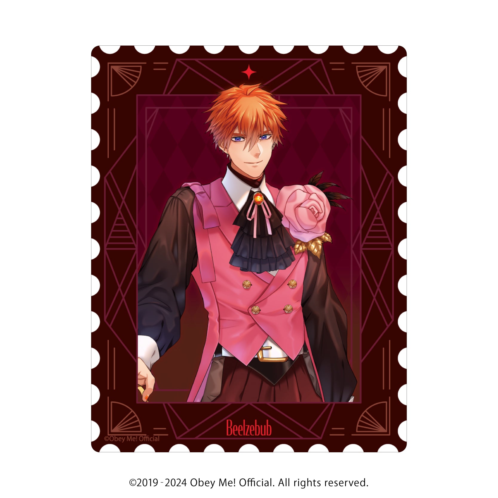 [Obey Me!] Acrylic Card 02 - Valentine Ver. (feat. Exclusive Art) (Blind Box -Single)