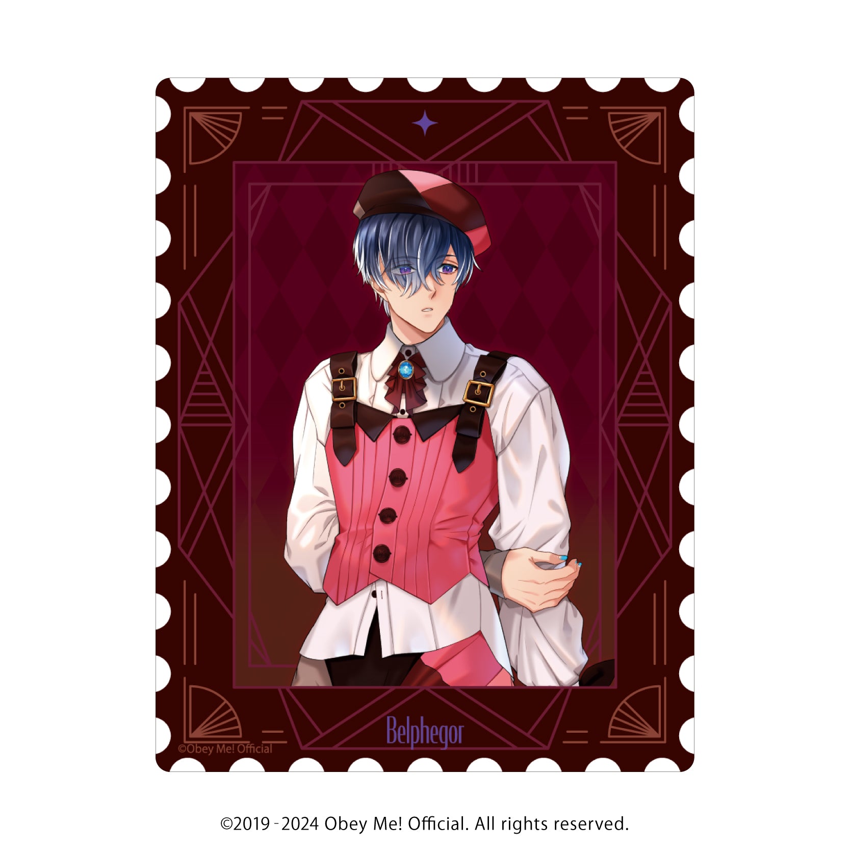 [Obey Me!] Acrylic Card 02 - Valentine Ver. (feat. Exclusive Art) (Blind Box -Single)