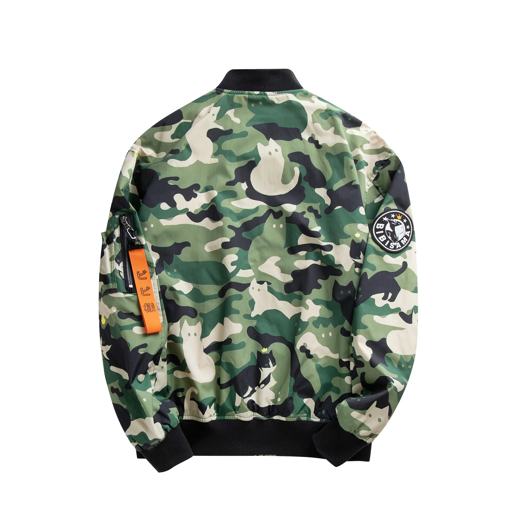 (Goods - Apparel) Bibisama Bomber Jacket Cat'mouflage Forest Camo