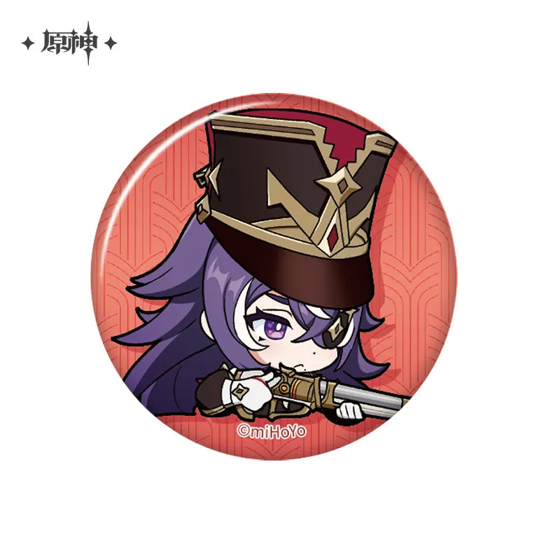 [Genshin Impact] Chibi Series Badge Fontaine - Chevreuse