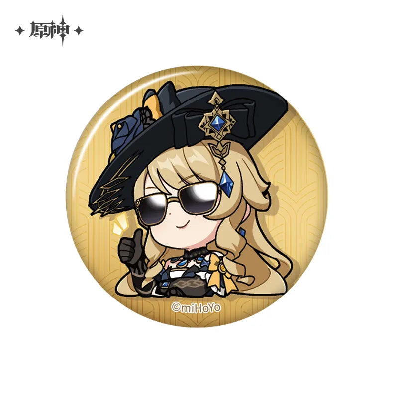 [Genshin Impact] Chibi Series Badge Fontaine - Navia