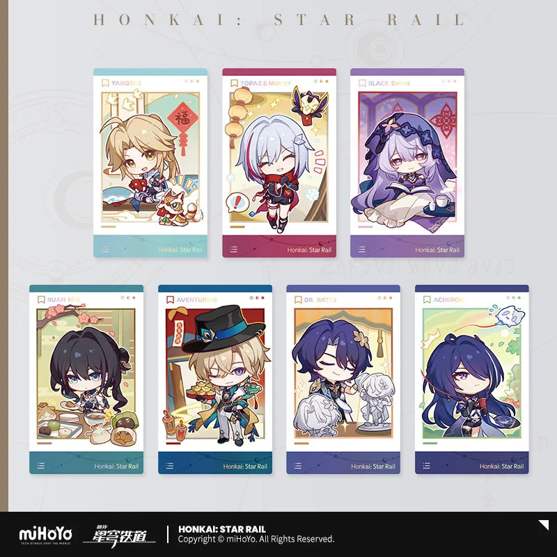 [Honkai: Star Rail] Chibi Snapshot Cards Set