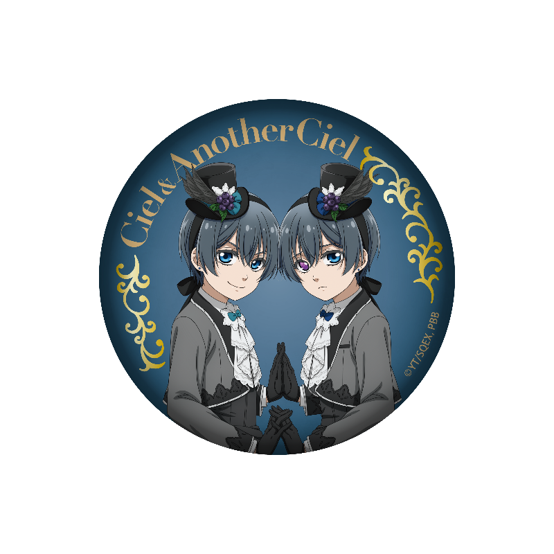 (Goods - Badge) TV Anime Black Butler: Emerald Witch Arc Big Can Badge Ciel Phantomhive ＆ The Other Ciel Phantomhive (Deep Psychological World)