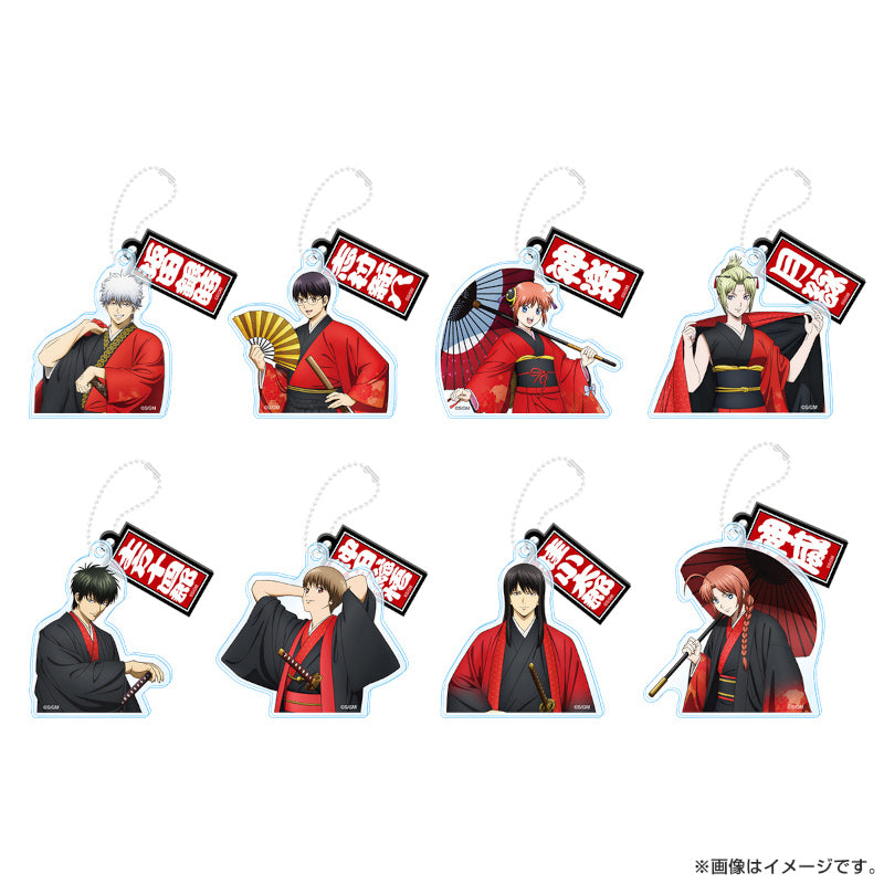 (Goods - Keychain) Gintama: Yoshiwara in Flames Trading Acrylic Keychain (Blind Box -Single)