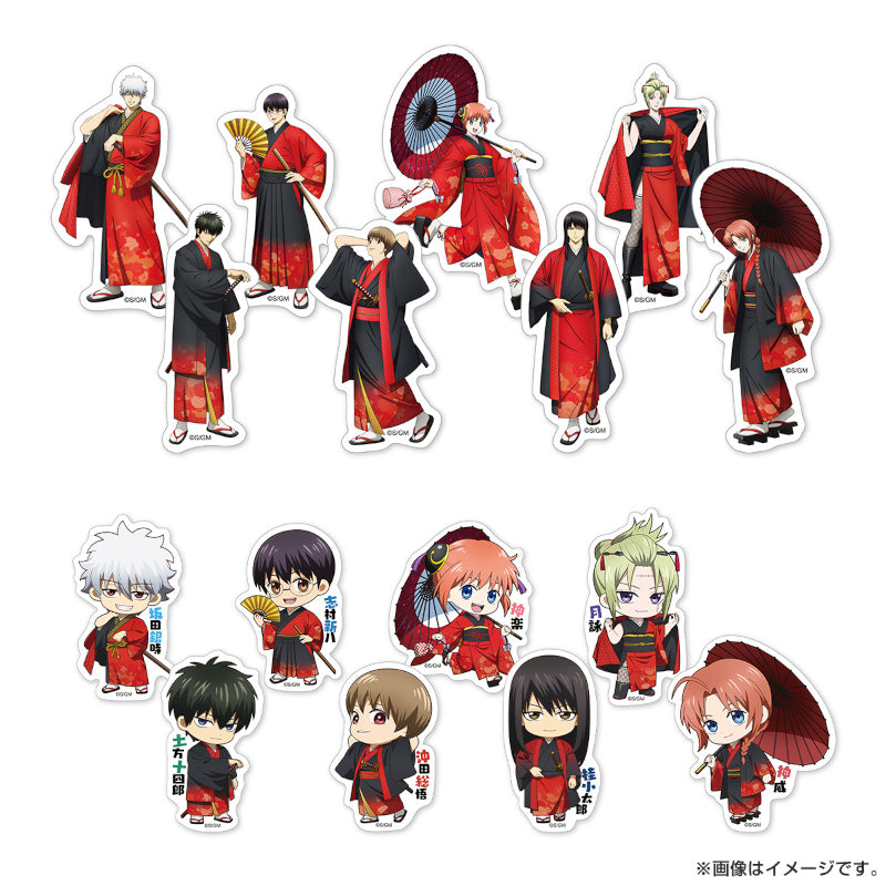 (Goods - Sticker) Gintama: Yoshiwara in Flames 8 Sheet Sticker Set