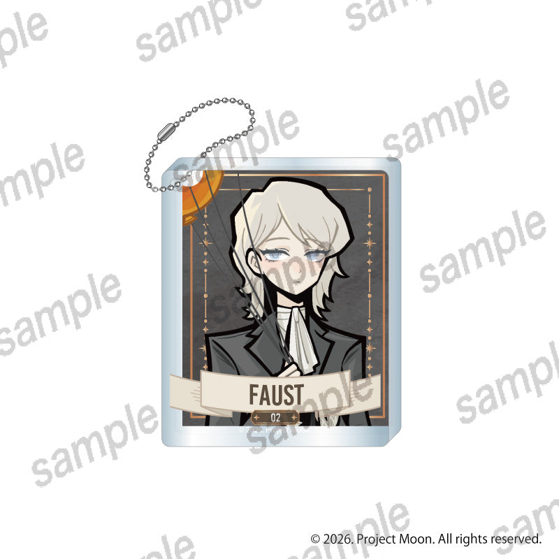 (Goods - Keychain) Limbus Company Karaoke Maneki Neko Acrylic Block Keychain Faust