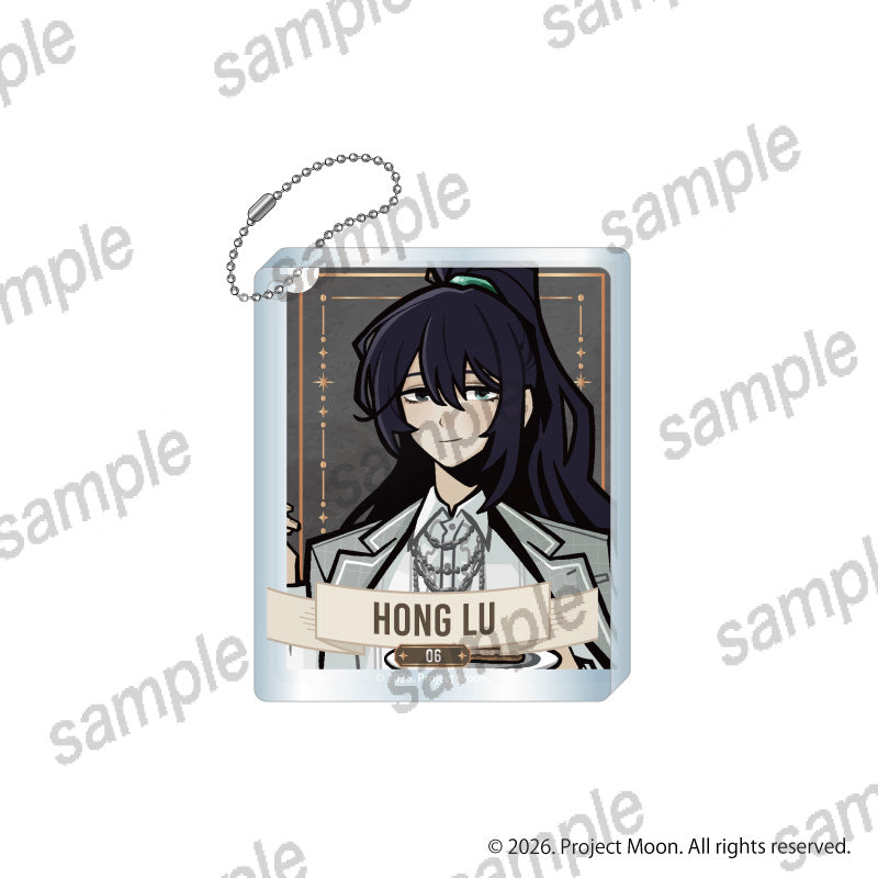 (Goods - Keychain) Limbus Company Karaoke Maneki Neko Acrylic Block Keychain Hong Lu