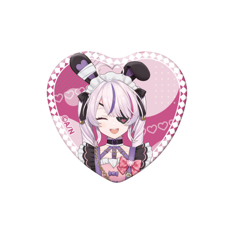 (Goods - Badge) NIJSANJI EN Heart-Shaped Can Badge (28 Types)