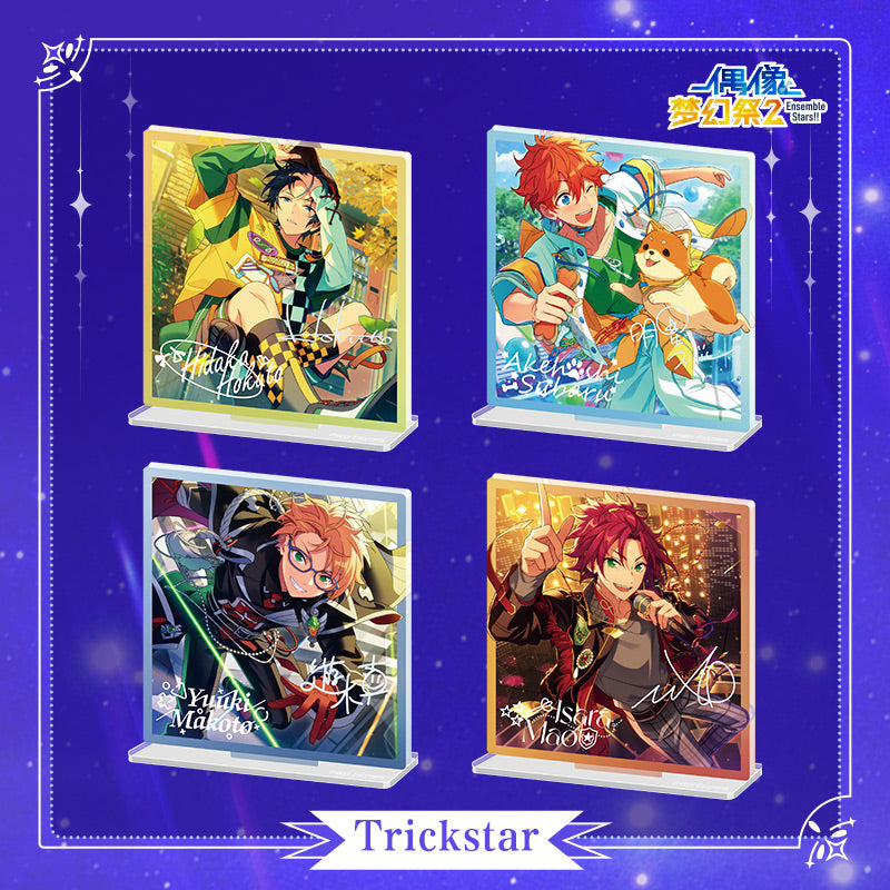 (Goods - Acrylic Stand) [Ensemble Stars!!] Idol Series Acrylic Stands /Trickstar (Set of 4)