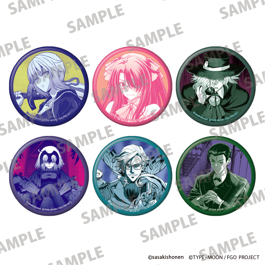 (Goods - Badge) Fate/Grand Order -Epic of Remnant- Pseudo-Singularity I: Quarantined Territory of Malice, Shinjuku - Shinjuku Phantom Incident Trading Tin Badge PACK (Blind Box -Single)