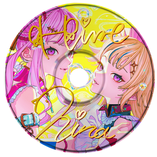 HIMEHINA ヒメヒナ 4thアルバム Bubblin 直筆サイン入りCD First Press] HIMEHINA 4th Album - Bubblin - Regular Edition