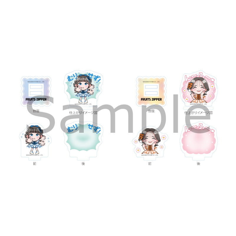 (Goods - Acrylic Stand) KAWAII LAB FRUITS ZIPPER Message Acrylic Stand Collection (Blind Box -Single)