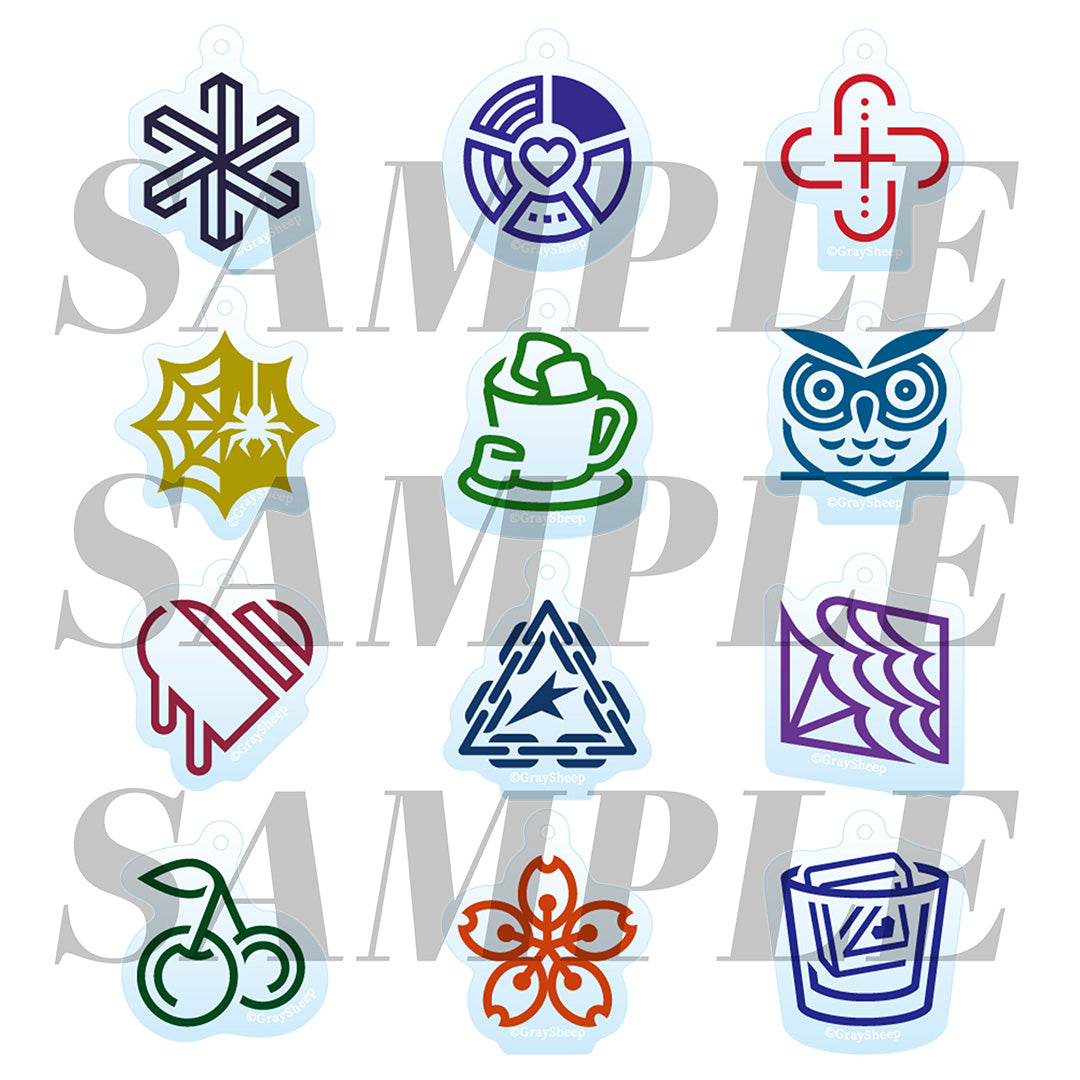 (Goods - Keychain) Gray Sheep Mascot Keychain (Blind Box -Single)