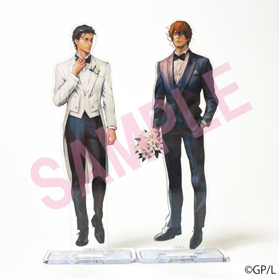 (Goods - Acrylic Stand) Be x Boy New Illustration Pair Acrylic Stand