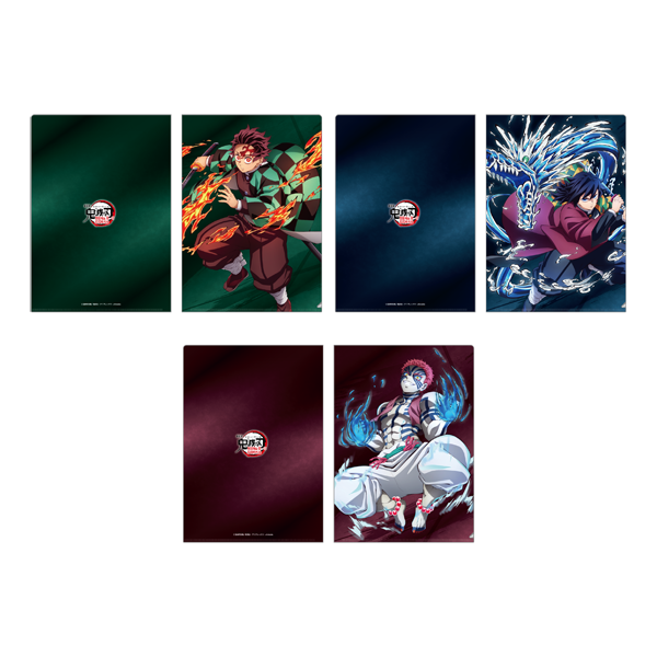 (Goods - Clear File) Demon Slayer: Kimetsu no Yaiba Metallic Clear File Akaza
