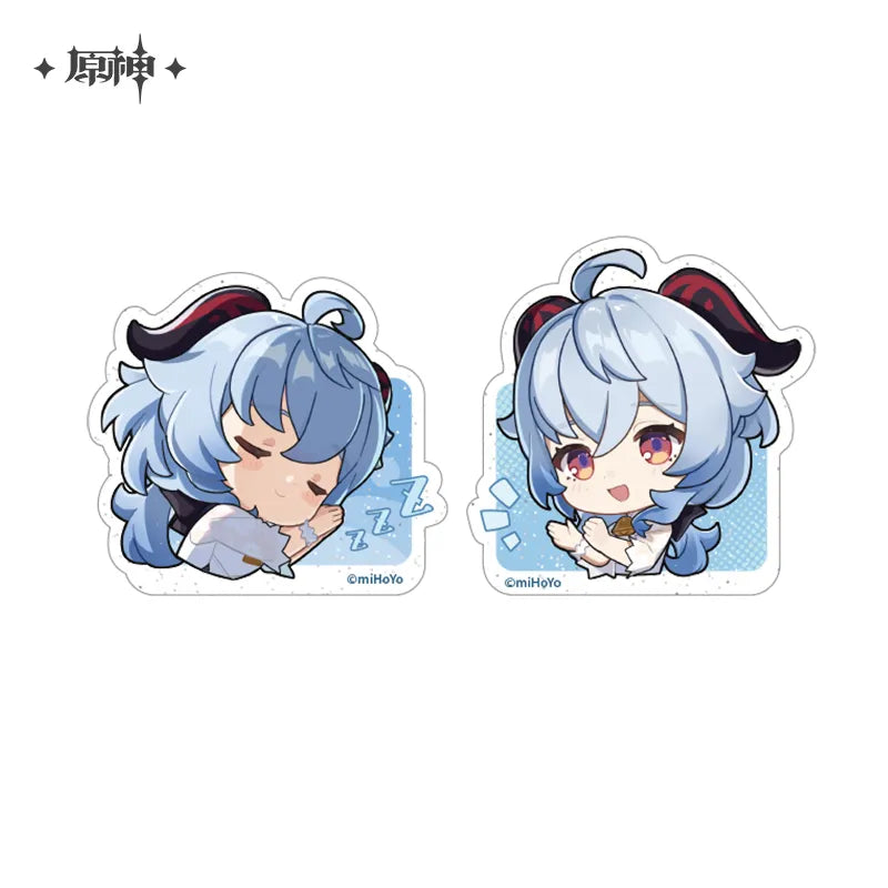 [Genshin Impact] Joy of the Heart Series Acrylic Clip (Set of 2) - Ganyu