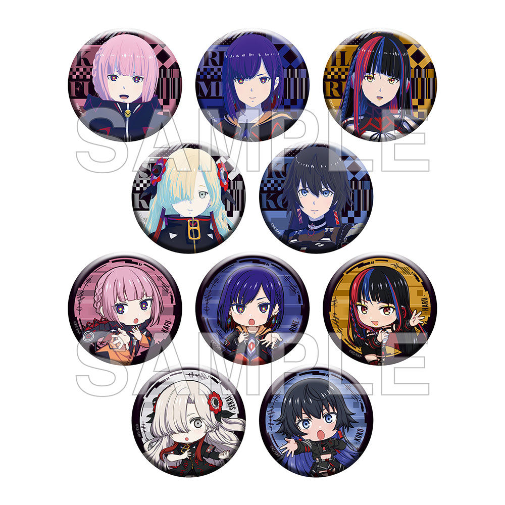 (Goods - Badge) KAMITSUBAKI CITY UNDER CONSTRUCTION Tradable Tin Badges Etoripika Ver. (Blind Box - Single)