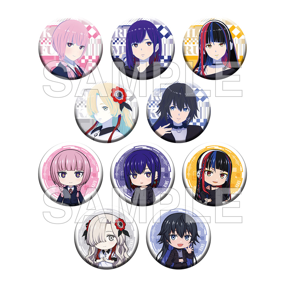 (Goods - Badge) KAMITSUBAKI CITY UNDER CONSTRUCTION Tradable Tin Badges Casual Clothes Ver. (Blind Box - Single)
