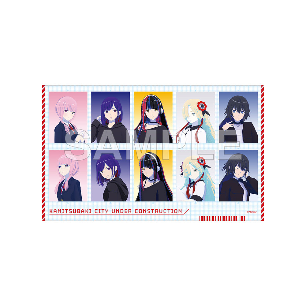 (Goods - Sticker) KAMITSUBAKI CITY UNDER CONSTRUCTION ID Photo-Style Sticker Casual Clothes Ver. (Blind Box - Single)