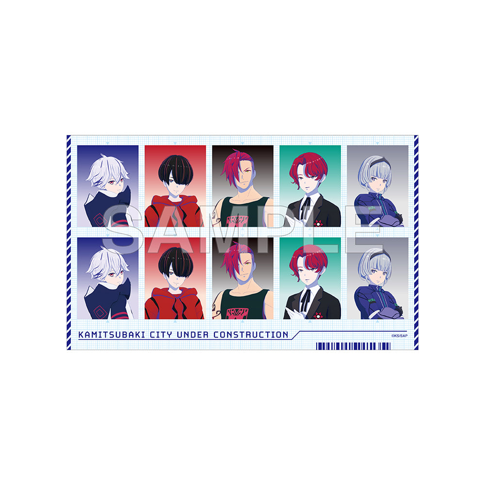 (Goods - Sticker) KAMITSUBAKI CITY UNDER CONSTRUCTION ID Photo-Style Sticker Familiar Ver. (Blind Box - Single)