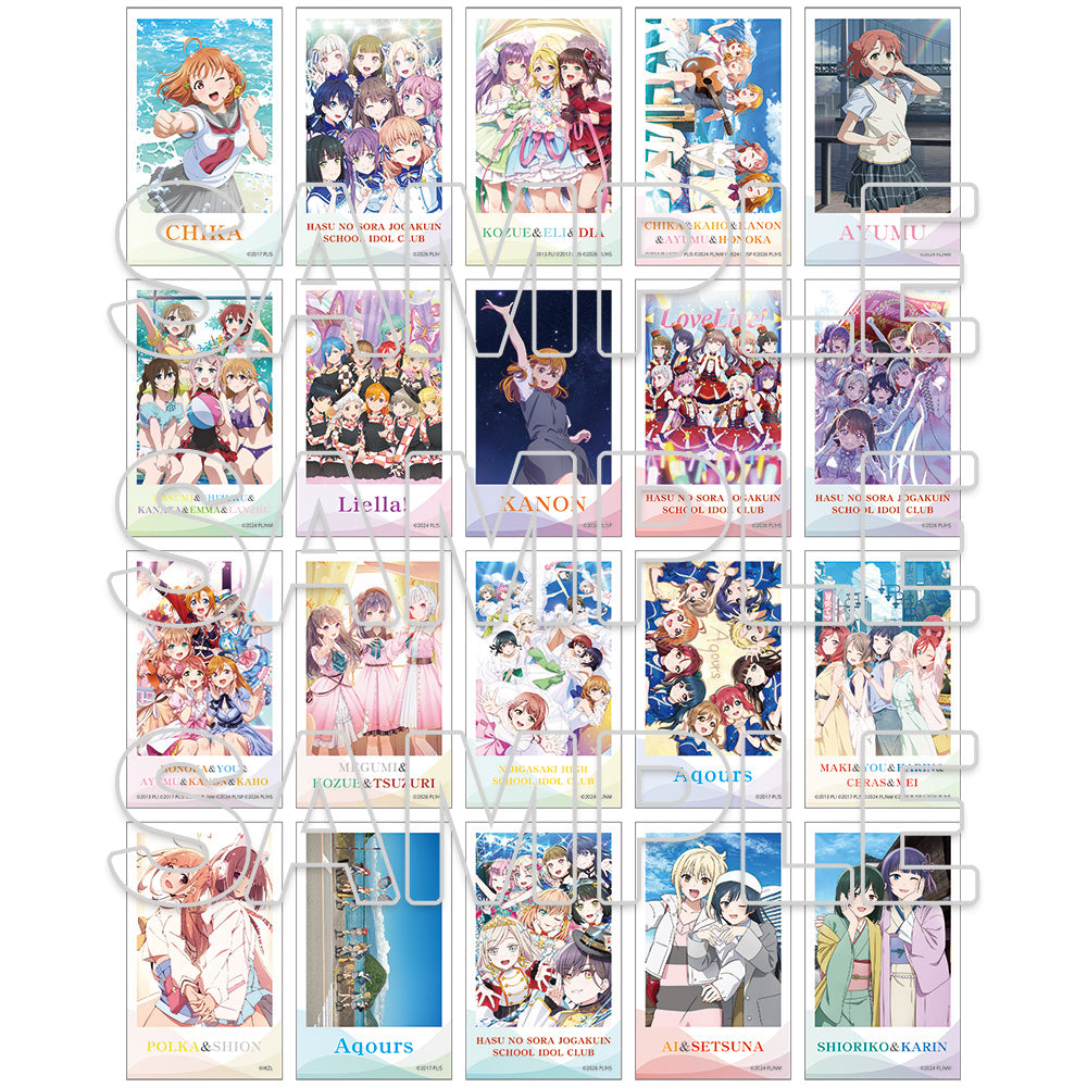 (Goods - Bromide) Love Live! Series LoveLive!Days Mini Photo-style Illustrations Collection Ver.3 (Blind Box -Single)