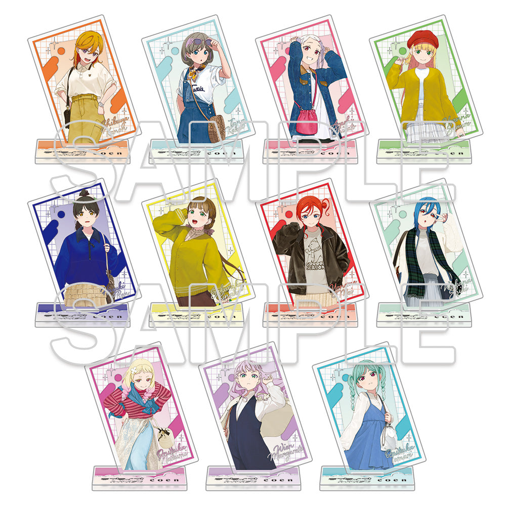 (Goods - Acrylic Stand) Love Live! Superstar!! Tradable Mini Acrylic Stand Liella!#OOTD Ver. (Blind Box -Single)