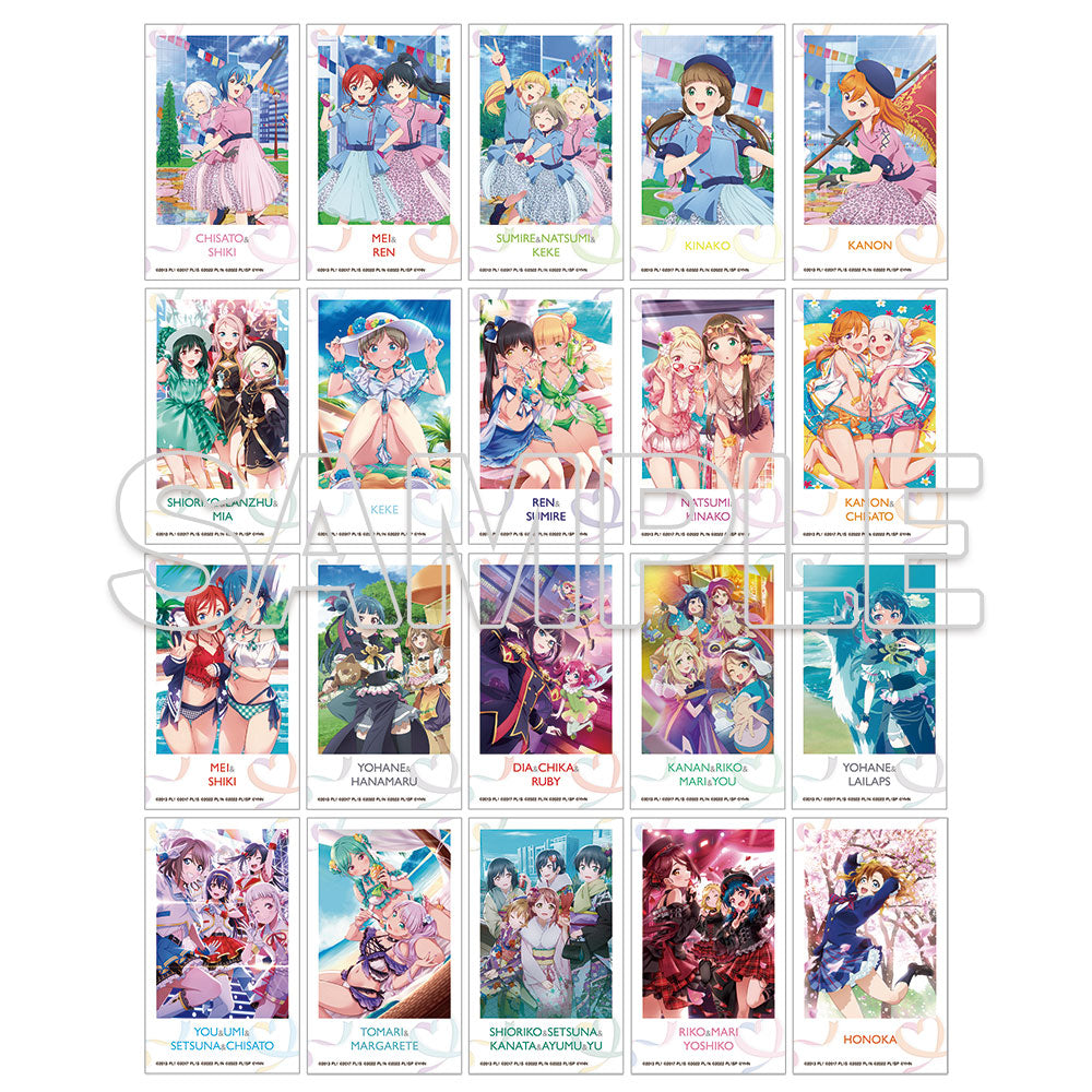 (Goods - Bromide) [Resale] Love Live! Series LoveLive!Days Mini Photo-style Illustrations Collection Ver.2 (Blind Box -Single)