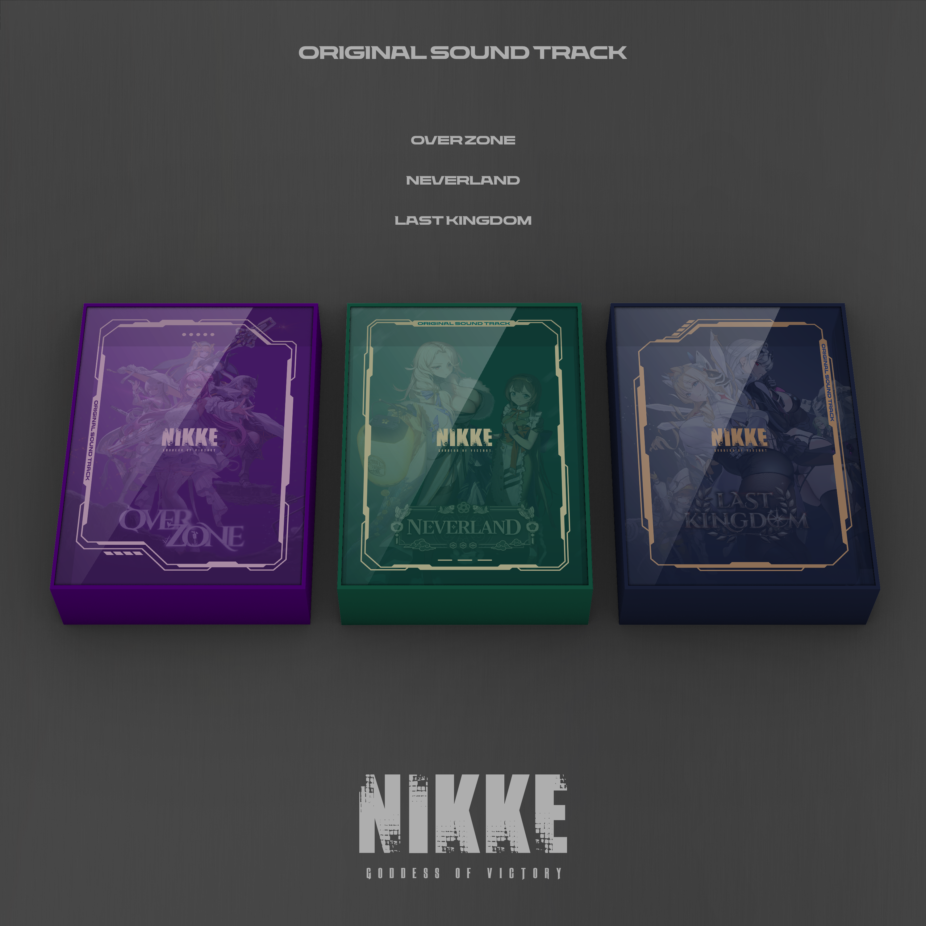 [GODDESS OF VICTORY: NIKKE] //PreOrder// Original Sound Track Set (OVER ZONE / Neverland / Last Kingdom)