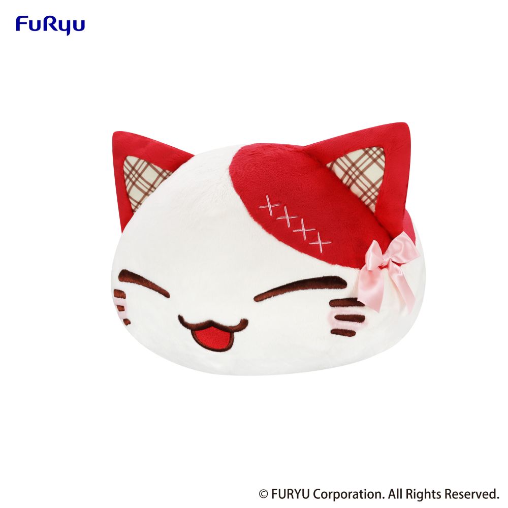 [Nemuneko] Cat Sweet Big Plush Toy (Red)
