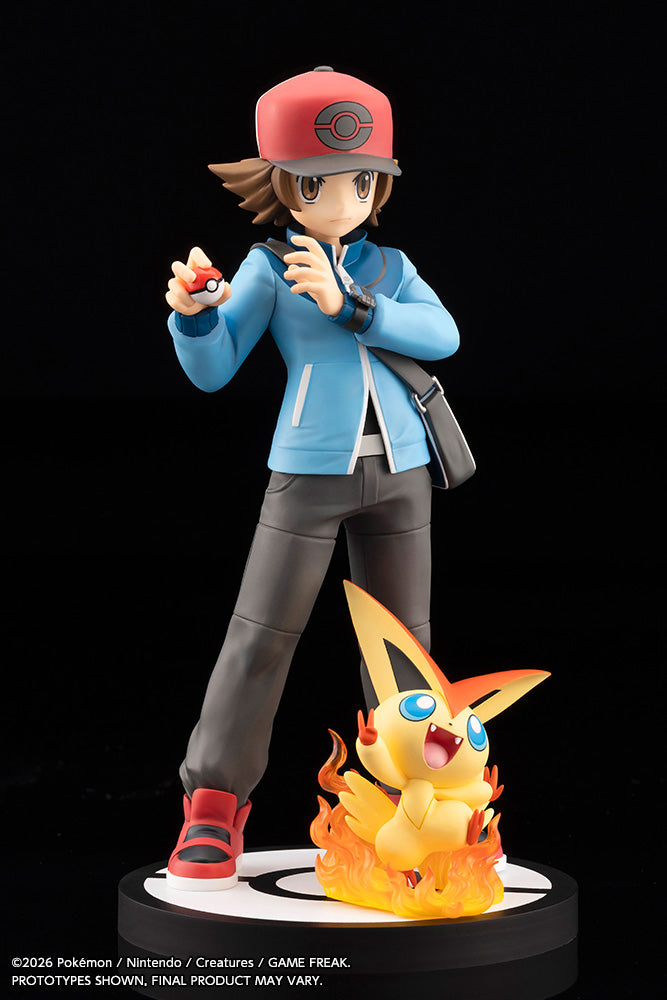 (1/8 Scale Figure) Pokemon ARTFX J Hilbert with Victini