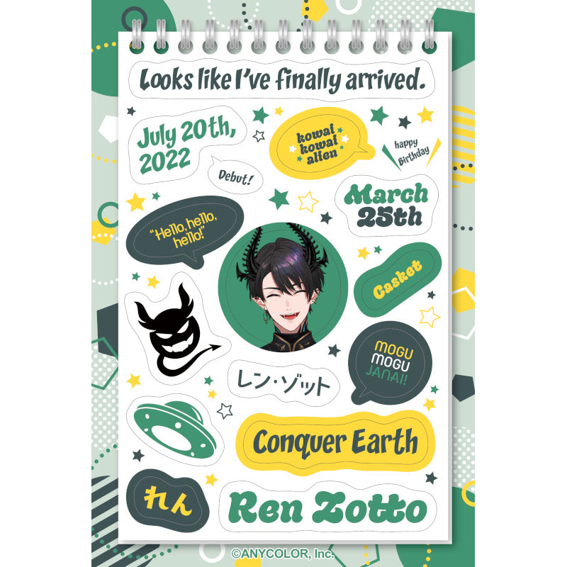 (Goods - Sticker) NIJSANJI EN EN wa Iizou Sticker Sheet (28 Types)