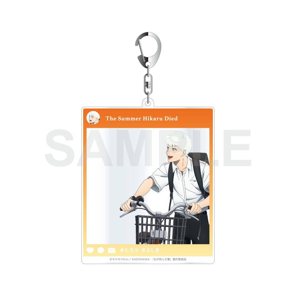 (Goods - Keychain) TV Anime The Summer Hikaru Died Acrylic Keychains in Social Media Style School Commute Series - Bike Commute Ver. - Hikaru