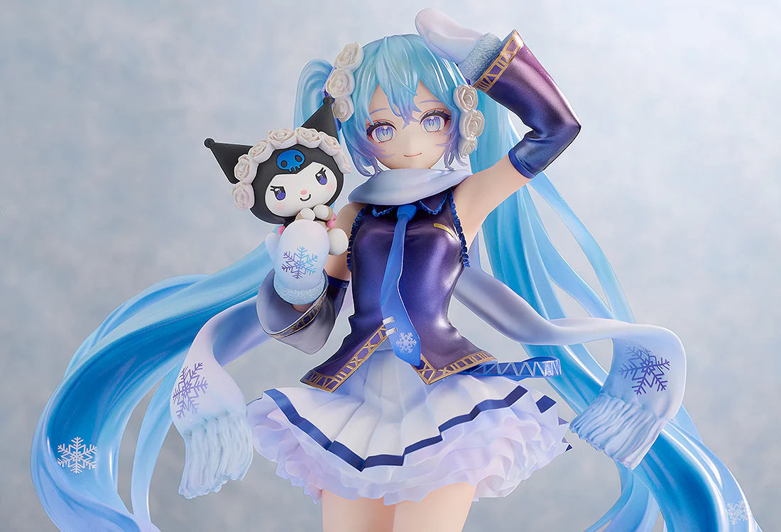 (1/7 Scale Fgure) VOCALOID Snow Miku x Kuromi