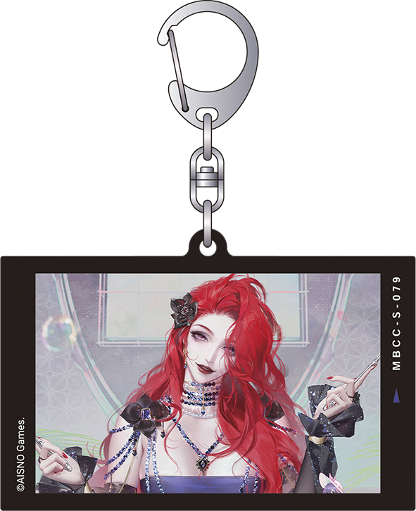(Goods - Keychain) Path to Nowhere Lenticular Keychain / Cabernet