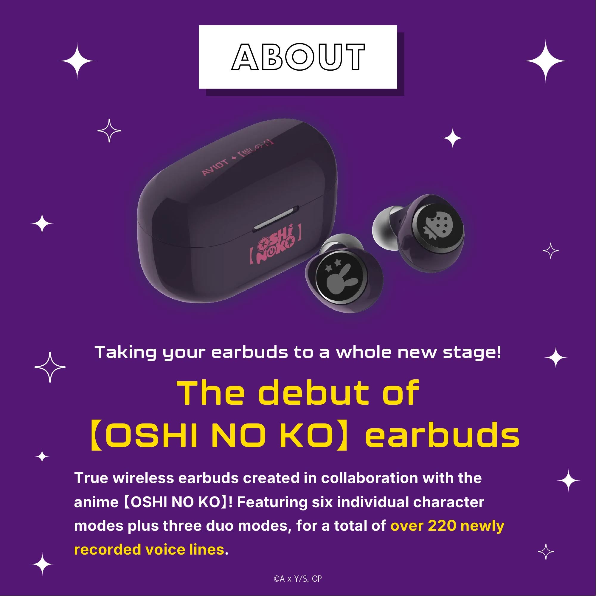 (Goods - Earphones) OSHI NO KO True Wireless Earphones