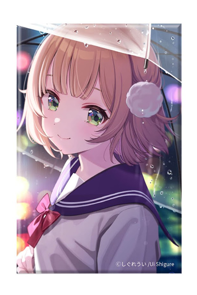 [Ui Shigure] Square Button Badge 4. Rainy Season
