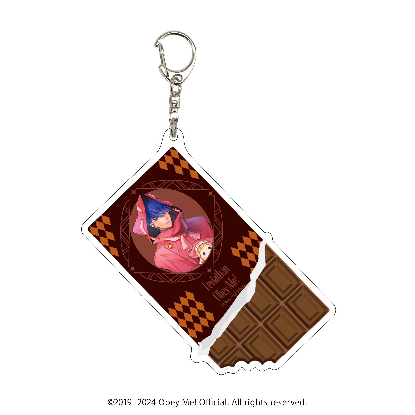 [Obey Me!] Big Acrylic Keychain 03 - Leviathan Valentine Ver. (feat. Exclusive Art)
