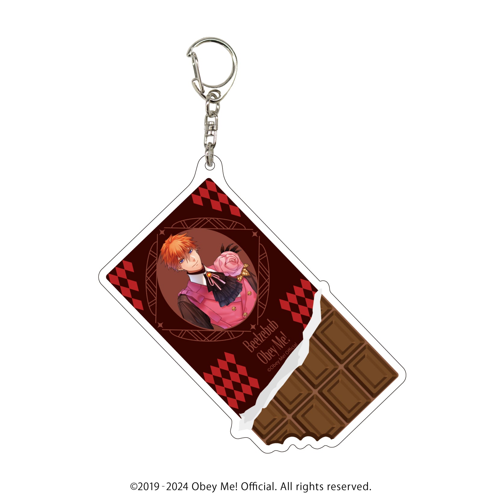 [Obey Me!] Big Acrylic Keychain 06 - Beelzebub Valentine Ver. (feat. Exclusive Art)