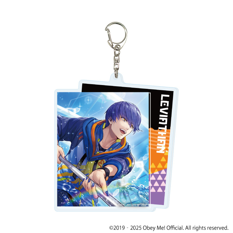 [Obey Me! Nightbringer] Big Acrylic Keychain 10 - Leviathan (Official Art)