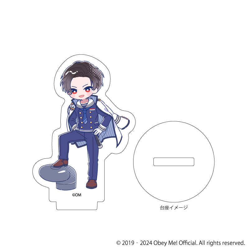 (Goods - Acrylic Stand) [Obey Me!] Acrylic Petit Stand 09 - Marine Sailor Ver. (Candy Art) (Blind Box -Single)
