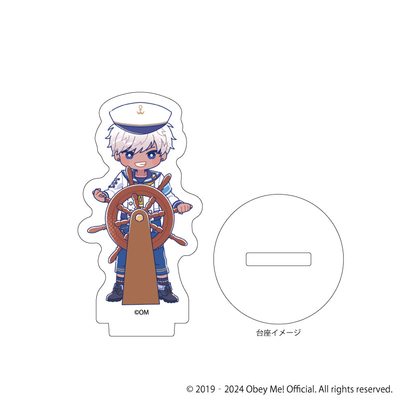 (Goods - Acrylic Stand) [Obey Me!] Acrylic Petit Stand 09 - Marine Sailor Ver. (Candy Art) (Blind Box -Single)